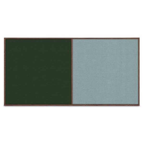 Enclosed Corkboard, 1 Door, 72"x48", 4" Fra